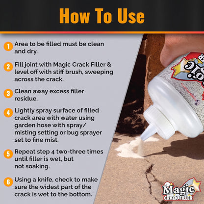 MagicElixir™ Concrete Crack Filler