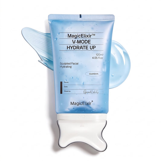 MagicElixir™ PDRN Peptide Gua Sha Lifting Gel for Jawline Definition, Face Sculpting & De-Puffing| Korean Skincare