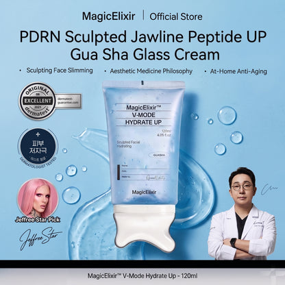MagicElixir™ PDRN Peptide Gua Sha Lifting Gel for Jawline Definition, Face Sculpting & De-Puffing| Korean Skincare