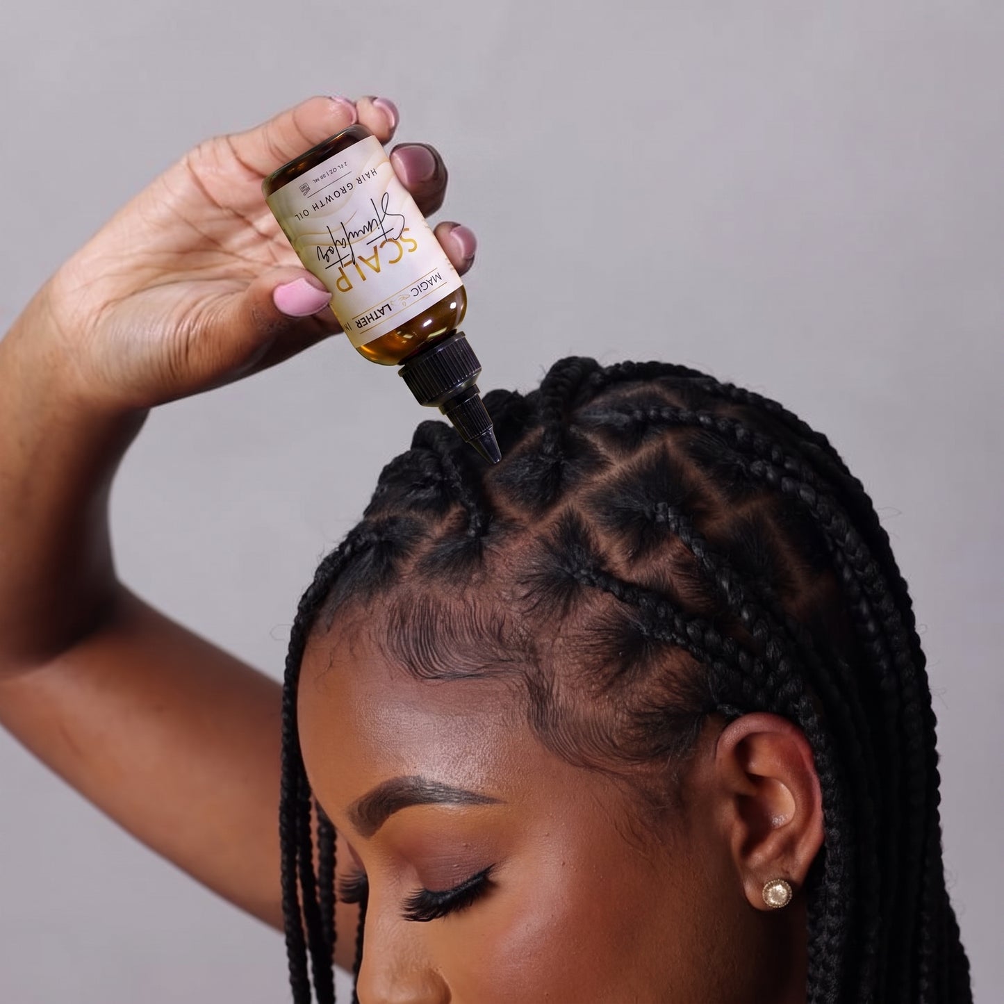 Scalp Stimulator hair growth oil
