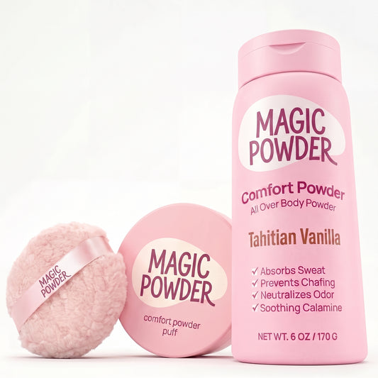 Magic Powder™ Comfort Powder + Powder Puff Bundle