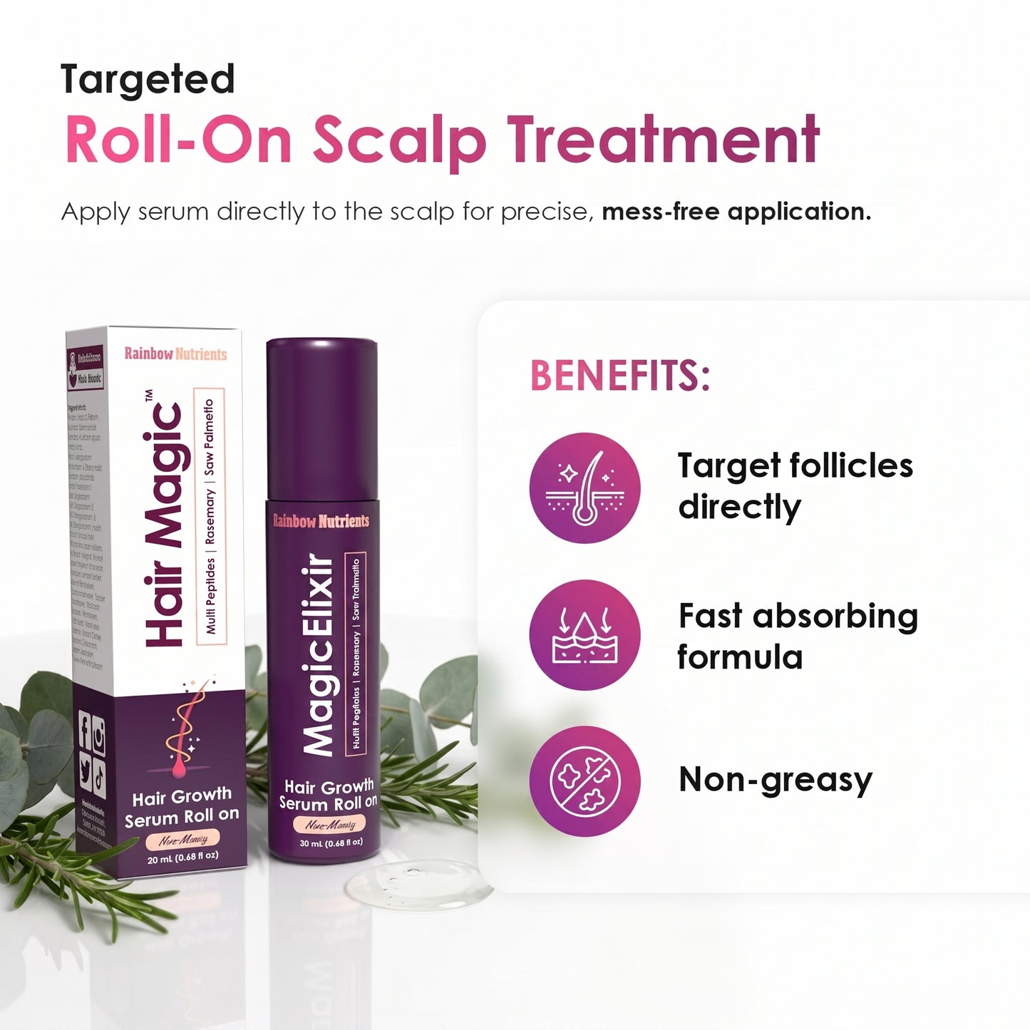 MagicElixir™ Hair Growth Serum Roll On