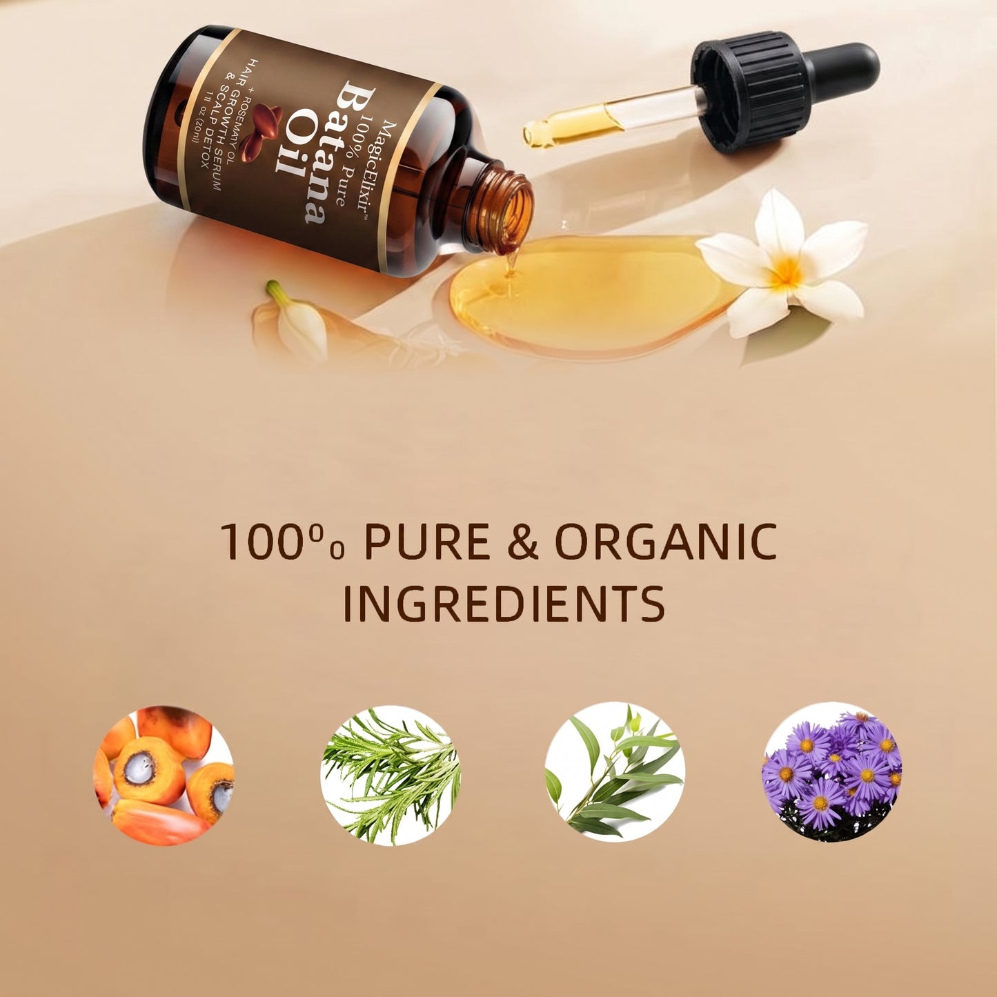 MagicElixir™ Batana Oil,Strong & Healthy Hair, Make Hair Longer and Thicker