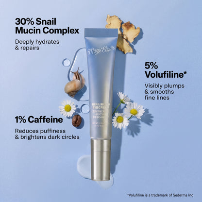 MagicElixir™ Snail Mucin Eye Cream for Under Eye Hollowness & Fine Lines