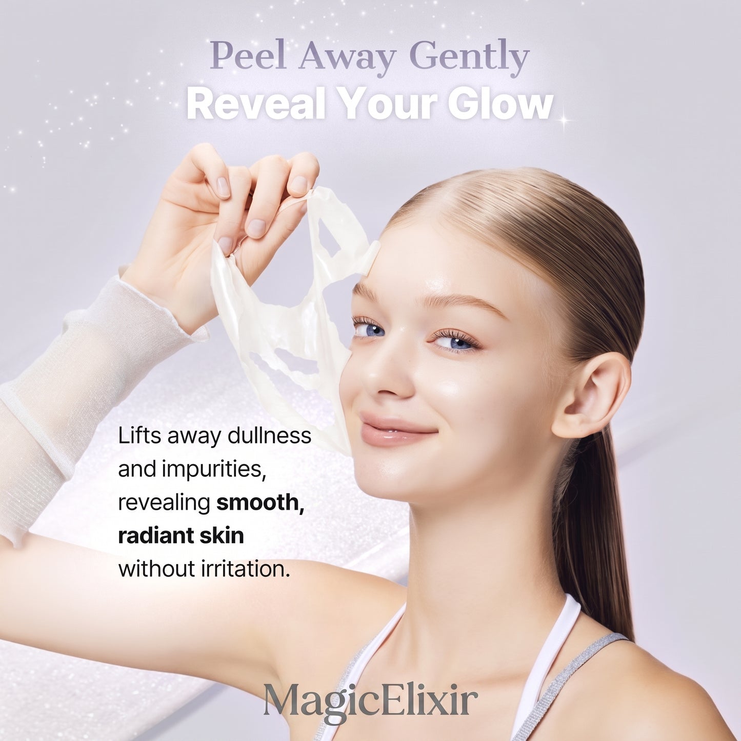 MagicElixir™ PDRN-Exosome Skinplaning Glaze Mask (50ml) with Silicone Brush