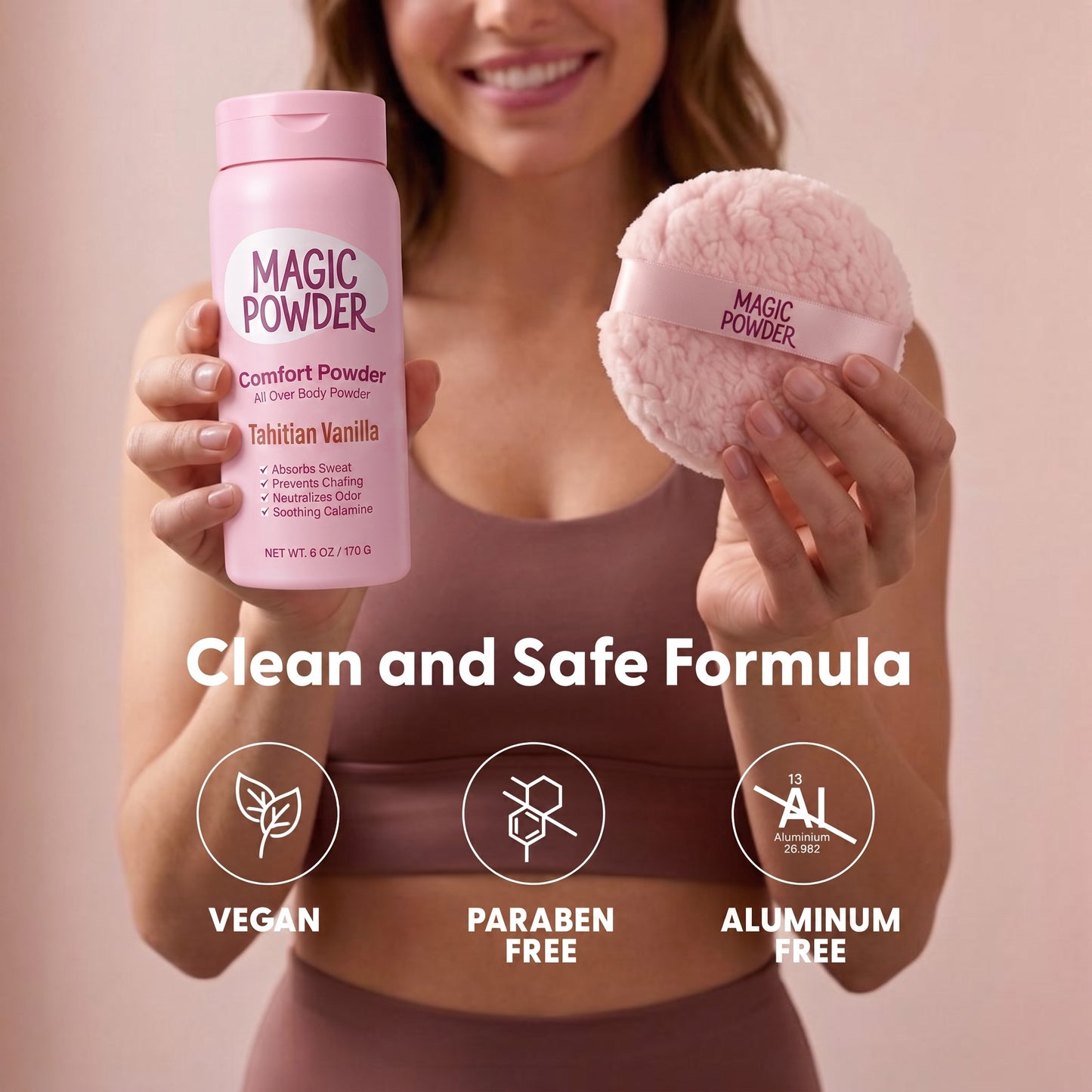 Magic Powder™ Comfort Powder + Powder Puff Bundle