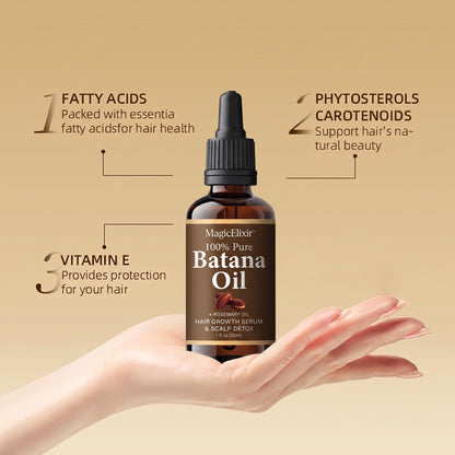 MagicElixir™ Batana Oil,Strong & Healthy Hair, Make Hair Longer and Thicker