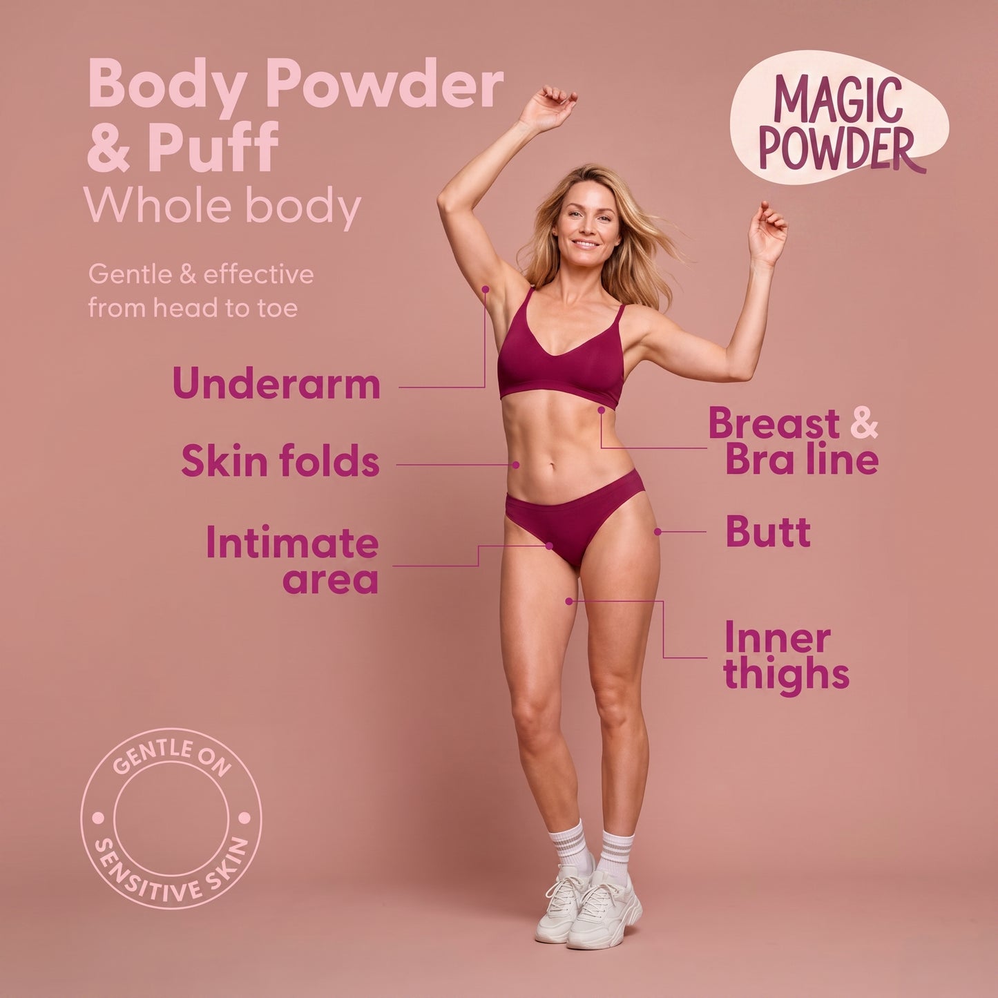 Magic Powder™ Comfort Powder + Powder Puff Bundle
