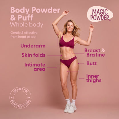 Magic Powder™ Comfort Powder + Powder Puff Bundle