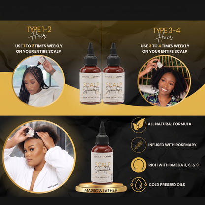 Scalp Stimulator hair growth oil