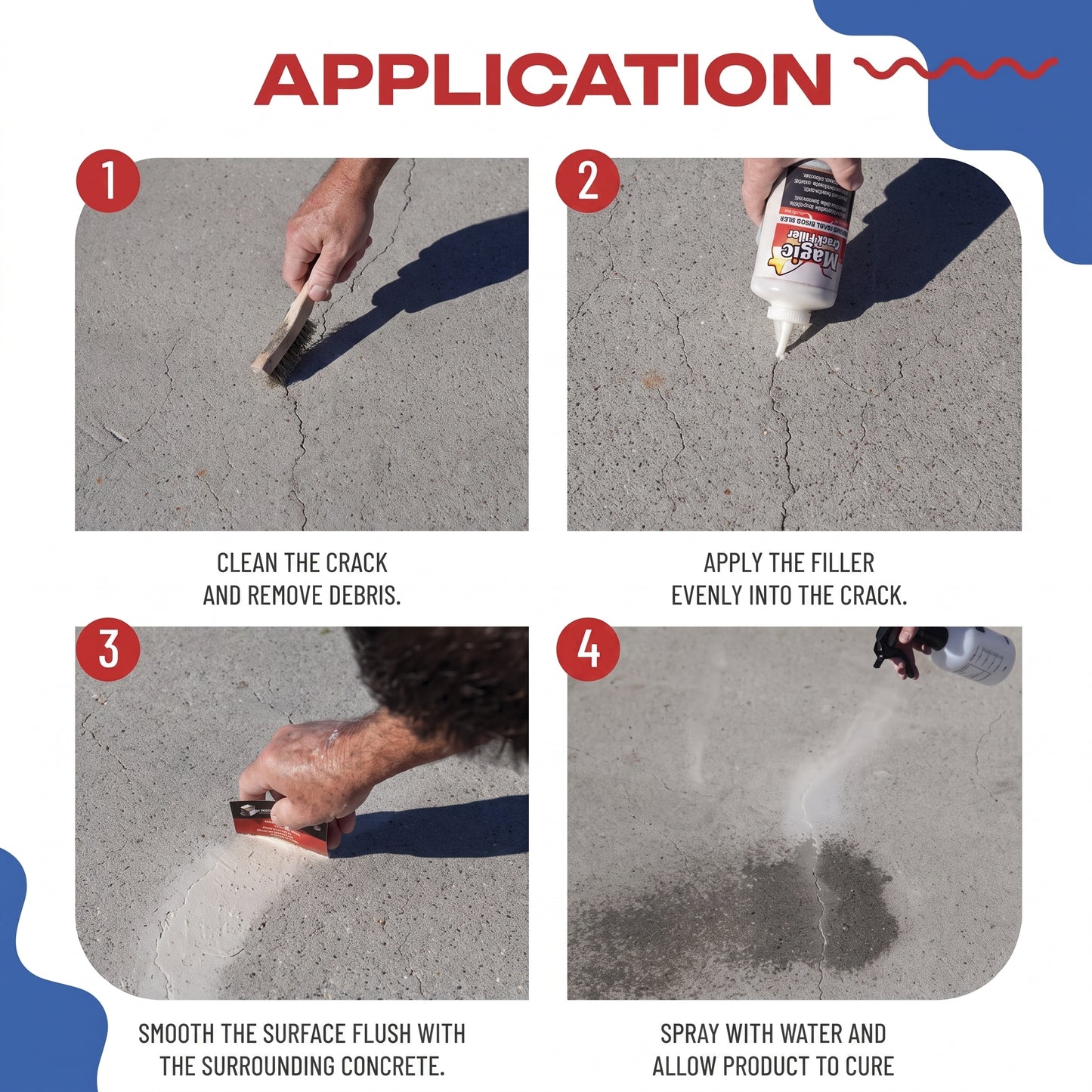 MagicElixir™ Concrete Crack Filler