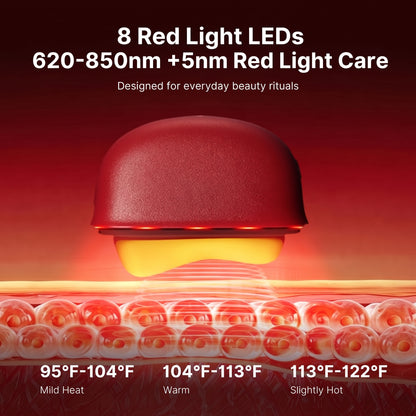5-in-1 Red Light Facial Device - Lymphatic Drainage Gua Sha Facial Care Tool