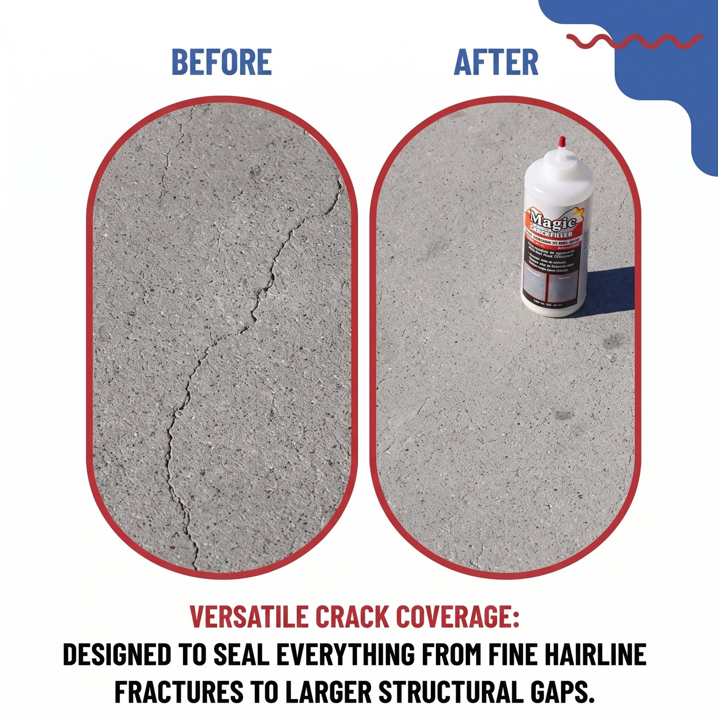 MagicElixir™ Concrete Crack Filler
