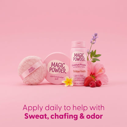 Magic Powder™ Comfort Powder + Powder Puff Bundle