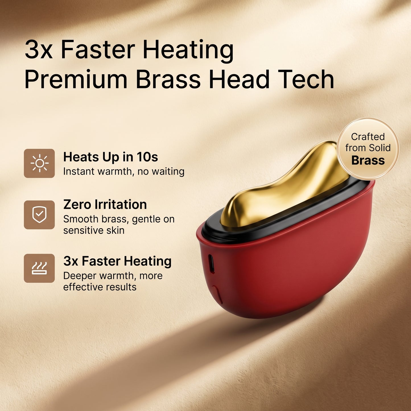 5-in-1 Red Light Facial Device - Lymphatic Drainage Gua Sha Facial Care Tool