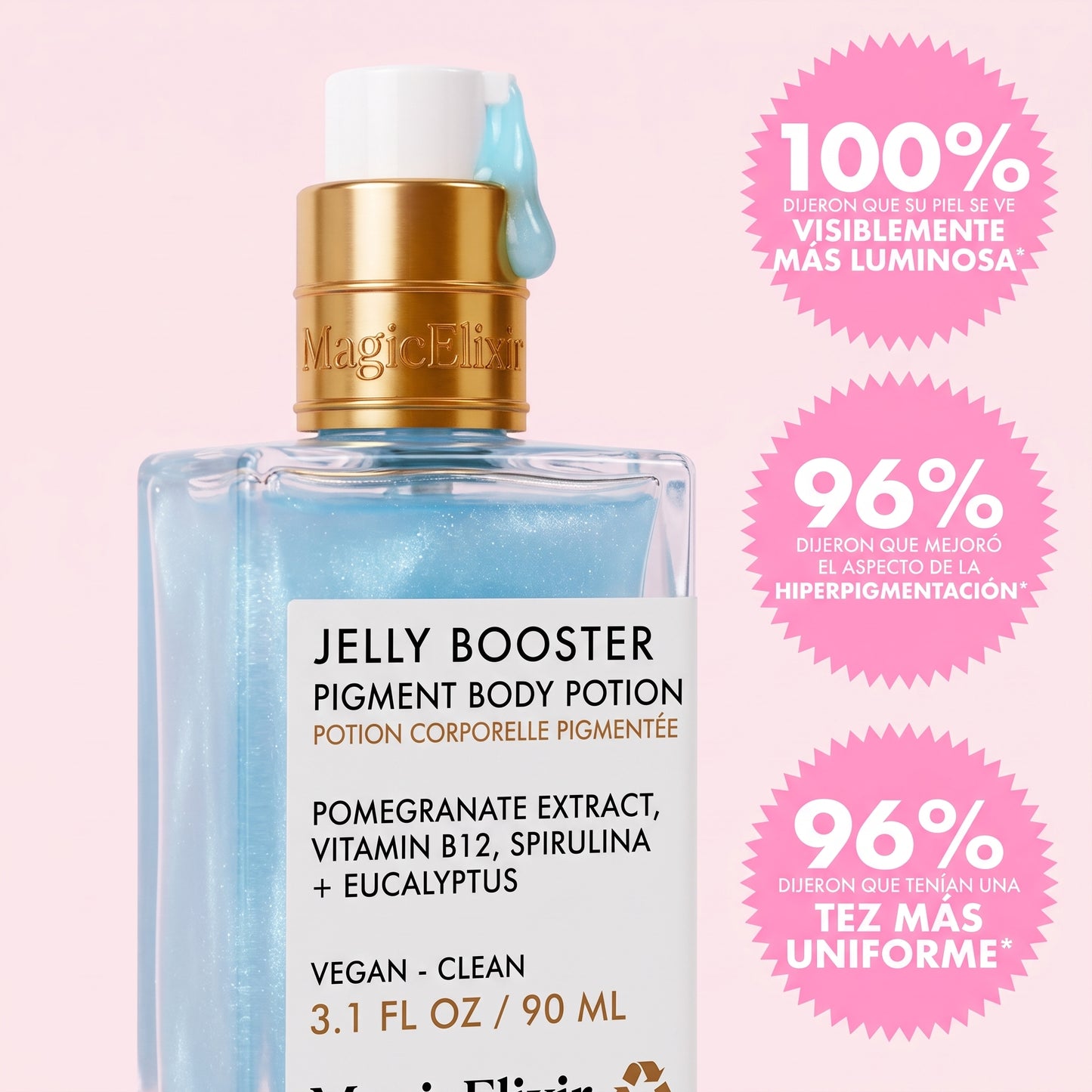 Jelly Booster – Poción Corporal que Aclara Manchas, Axilas y Muslos Internos